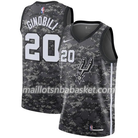 Maillot Homme San Antonio Spurs Manu Ginobili 20 Nike City Edition Noir Swingman Maillot Homme San Antonio Spurs Manu Ginobili 20 Nike City Edition Noir Swingman